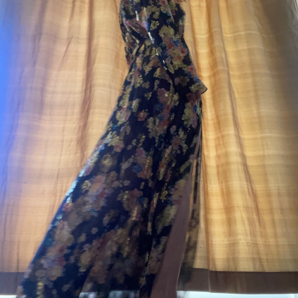 The Attico sheer dress. Wrap around style.